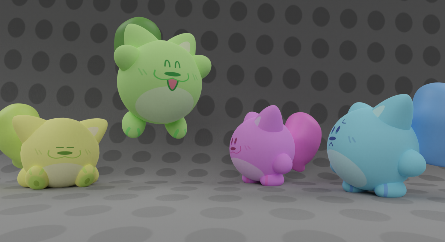 4 Blueberris with different colors. For bozosart