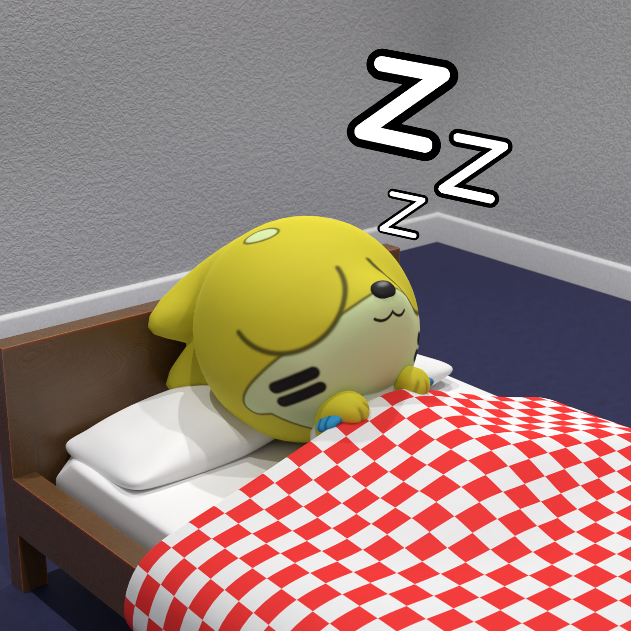 Tricky sleeping on the bed. For AmigaX