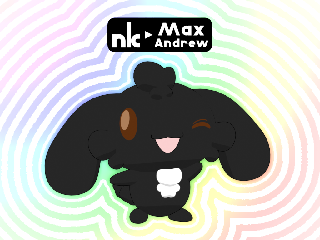 A render of Stevie in the art style of Cinnamoroll the Movie